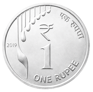 1 Rupee Coin.